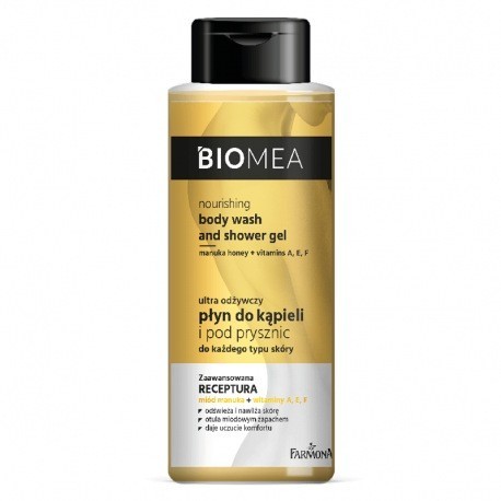 BIOMEA ODŻYWCZY PŁYN DO KĄPIELI I POD PRYSZNIC 500 ML
