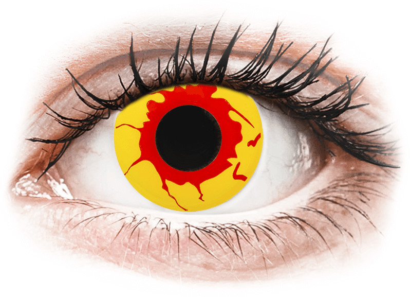 Maxvue Vision Vision ColourVUE Crazy Lens Reignfire zerówki 2 szt