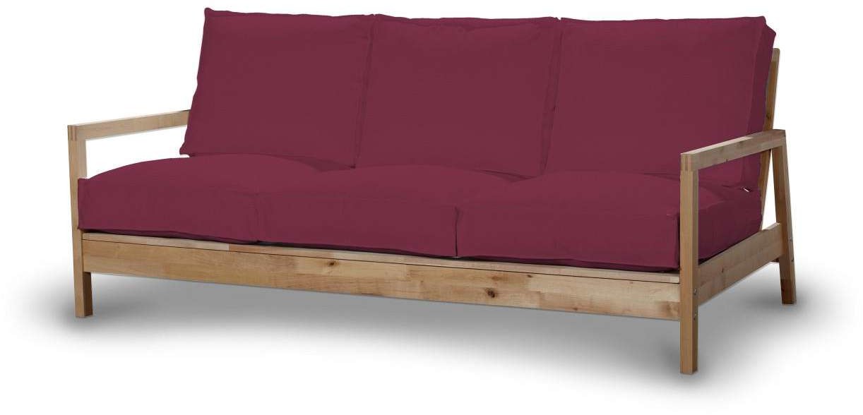 Dekoria pl pl Pokrowiec na sofę Lillberg 3-osobową nierozkładaną Plum śliwkowy) Sofa Lillberg 3-osobowa Cotton Panama 626-702-32
