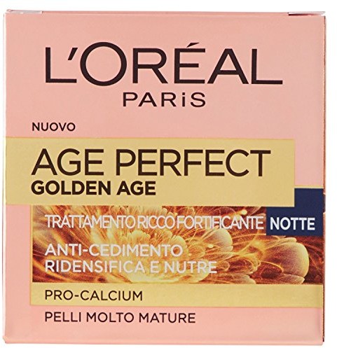 L'Oréal Paris revitalisierende kremowy Paris Dermo Expertise per Il twarzy Age Re-Perfect Pro-Calcium Notte trattamento ricostituente Profondo 50 ML A2746926