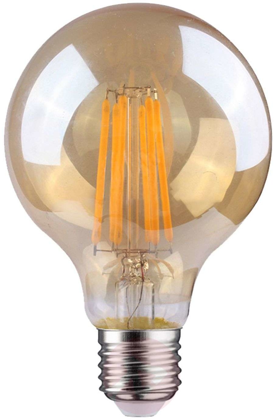 Arcchio Żarówka LED E27 G95 6,5W 2 500 K bursztynowa