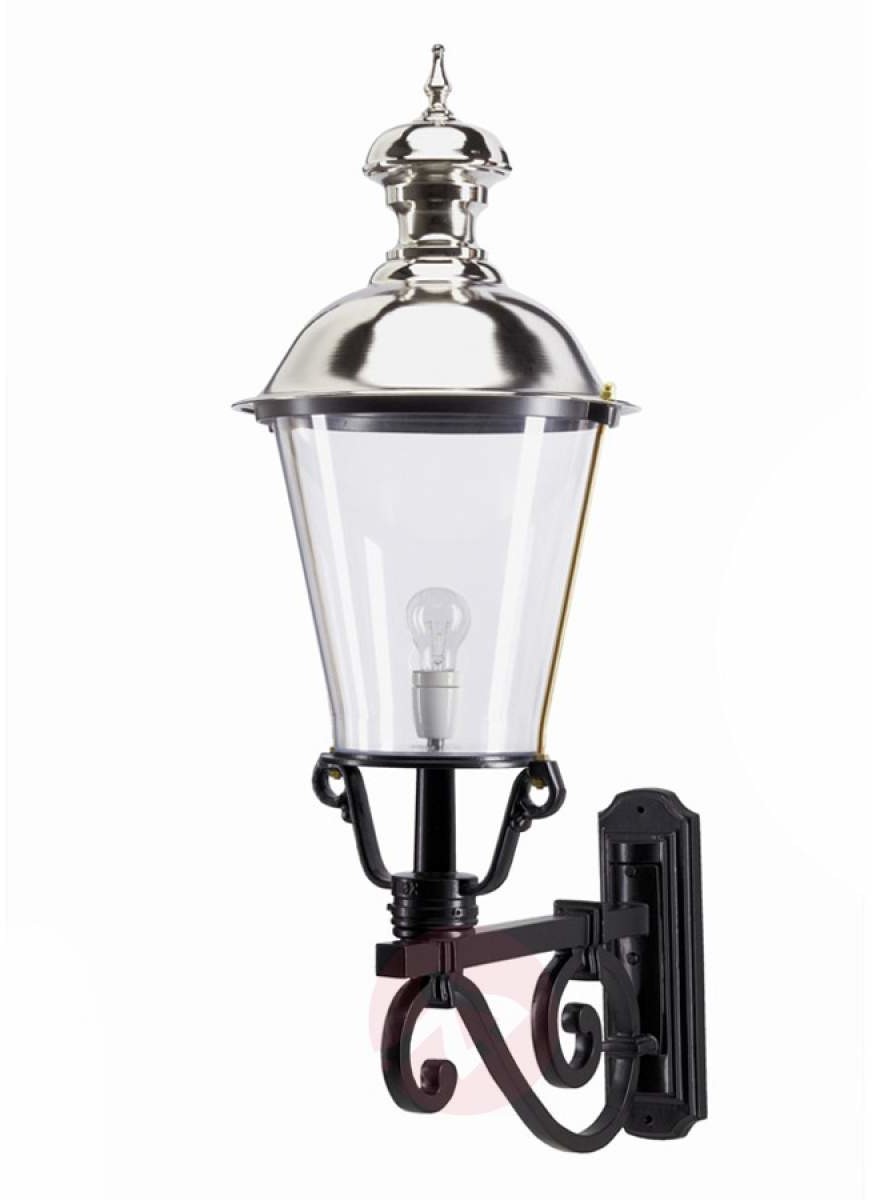 K. S. Verlichting B. V. NOTARIS L - zewnętrzna lampa ścienna, chrom