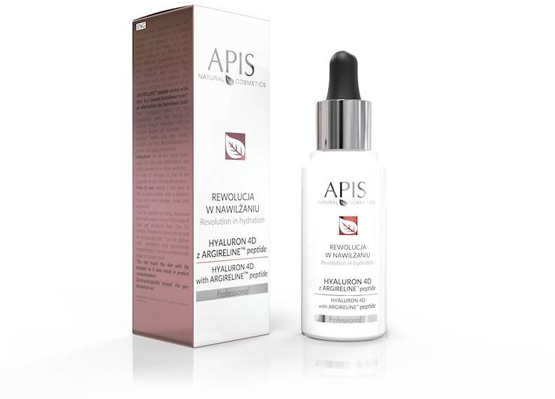 Apis Professional Kwas Hialuronowy 4D z Argireline TM Peptide 30ml APIS53655