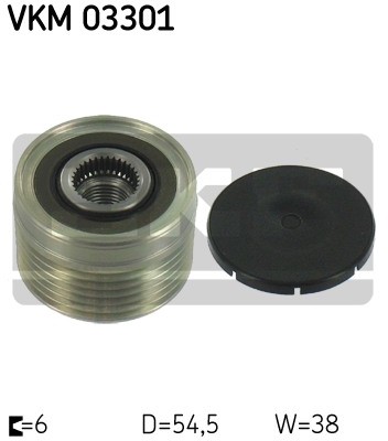 SKF Sprzęgło jednokierunkowe alternatora VKM 03301