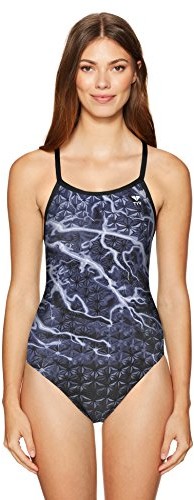 TYR damskie illume DIAM ondfit Swim Suit, wielokolorowa, 36 DLL7A_titanium_36