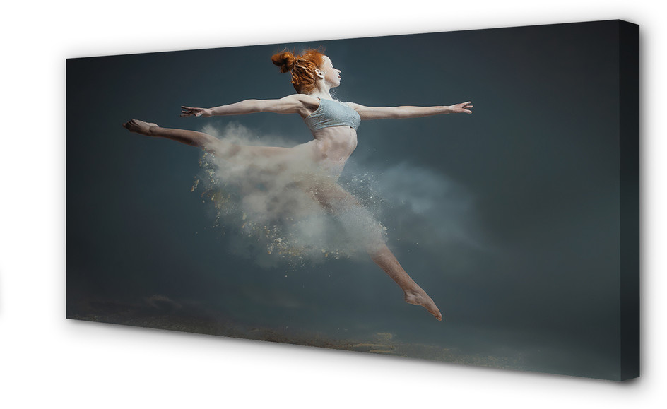 PL Tulup Obrazy na płótnie Baletnica dym 120x60cm