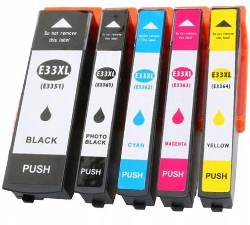 5x Tusze do Epson XP-530 XP-630 XP-635 XP-640 XL