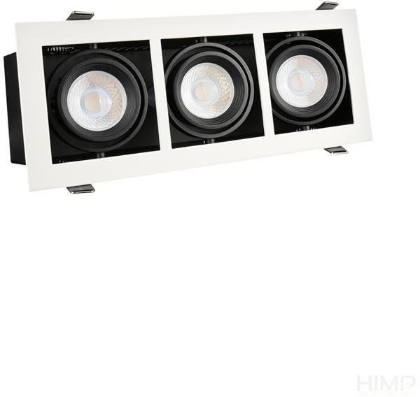 Spectrumled MODERN DAY MINI GU10 X 3 GU10 250V IP20 112x289x115mm BIAŁY, ŚRODEK CZARNY SLIP002013