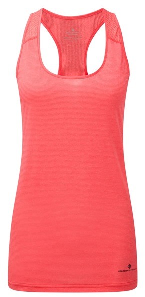 RONHILL RONHILL koszulka biegowa damska bez rękawków STRIDE RACER VEST różowa