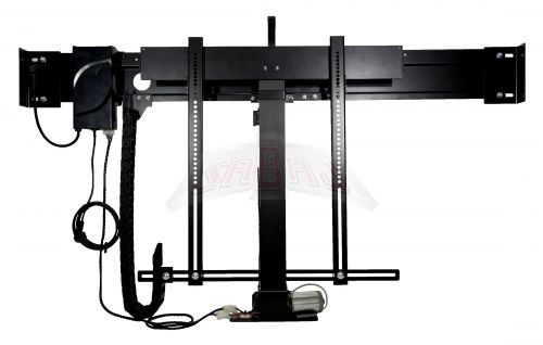 Sabaj System Elektryczny podnośnik do telewizora K-1 Premium Czarny GNIAZDO UE WINDA TV Pilot RF Nośność do 30kg Maksymalna przekątna ekranu 48