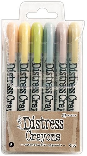 Ranger Tim Holtz Distress Crayon zestaw kolorowych kredek, wielokolorowy, 13,97 x 7,62 x 1,27 cm RGRTDBK.51787