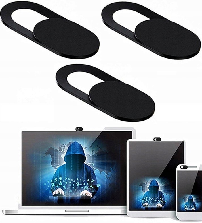 Zaślepka kamery Webcam cover zasłonka kamery 3szt.