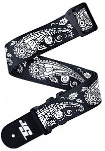 D'Addario D'Addario Joe Satriani Swivel Pasek gitarowy, Black Paisley 50JSSV17