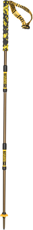 Grivel Trail 3 Poles foldable titanium, brown 112cm 2021 Kijki POTRA3.12P