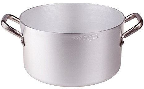Pentole Agnelli pentole agnelli rondel, małe, aluminium, 2 uchwyty ze stali nierdzewnej, kolor srebrny PCMX0416