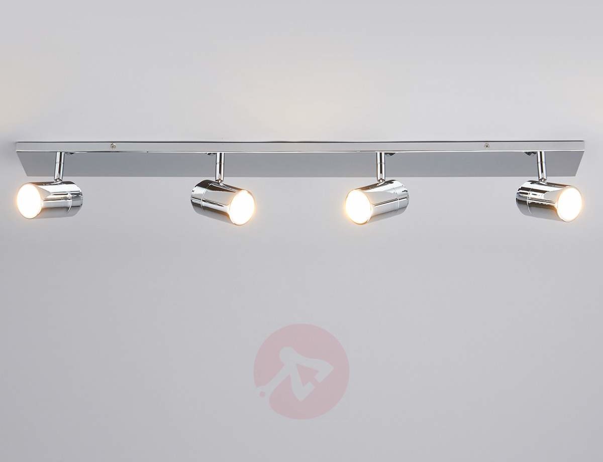 Lindby Nowoczesna 4-lampowa lampa łazienkowa chrom IP44 - Dejan