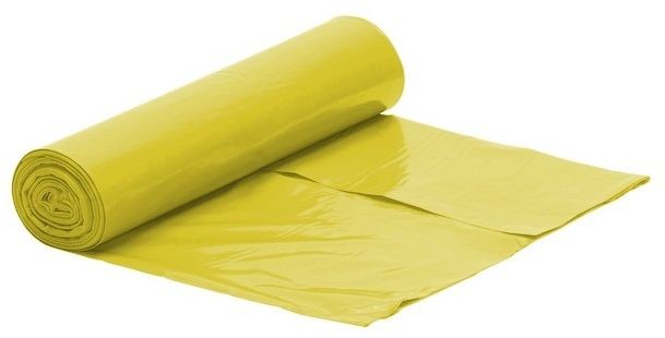 Worek żółty na śmieci LDPE 35 L/rolka 50 szt LDPE35/50