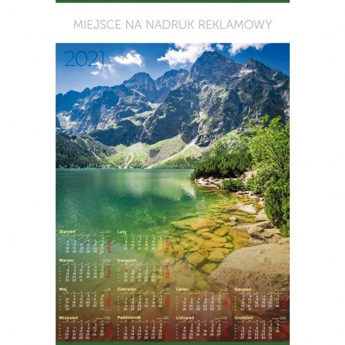 Telegraph Kalendarz Plakatowy B1,P01 - MORSKIE OKO 67x98 cm