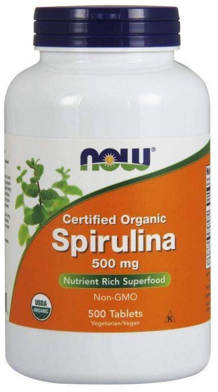 Now Foods Foods EKO Spirulina 500 mg (500 tabl.)