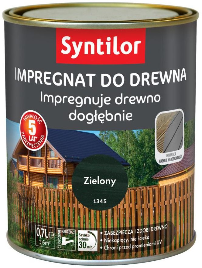 Syntilor Impregnat do drewna 0.7 l Zielony