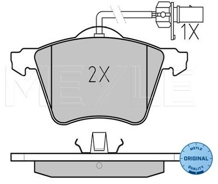 Wulf Gaertner Autoparts Zestaw klocków hamulcowych, hamulce tarczowe Wulf Gaertner Autoparts 025 234 1819/W