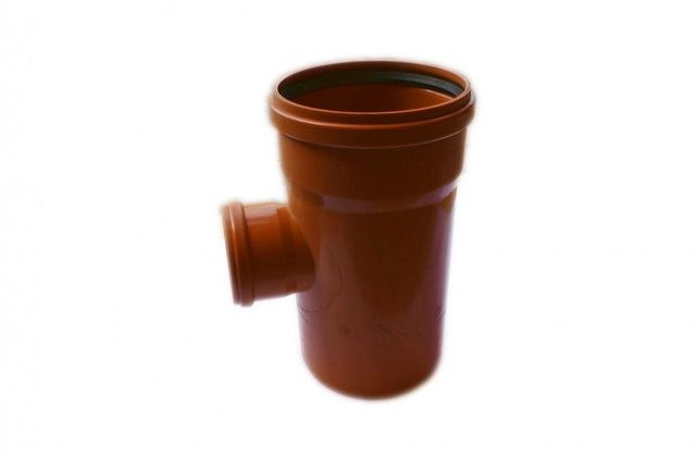 Poliplast Trójnik kanalizacji zewnętrznej KZ 200 X 110 / 90° 200 / 110 mm