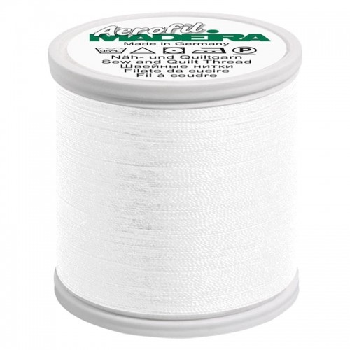 Madeira Nić do szycia Madeira AEROFIL 120 - 1000m - kolor 8010 - śnieżnobiały MADEIRA 9126 AEROFIL 120 KOLOR 8010