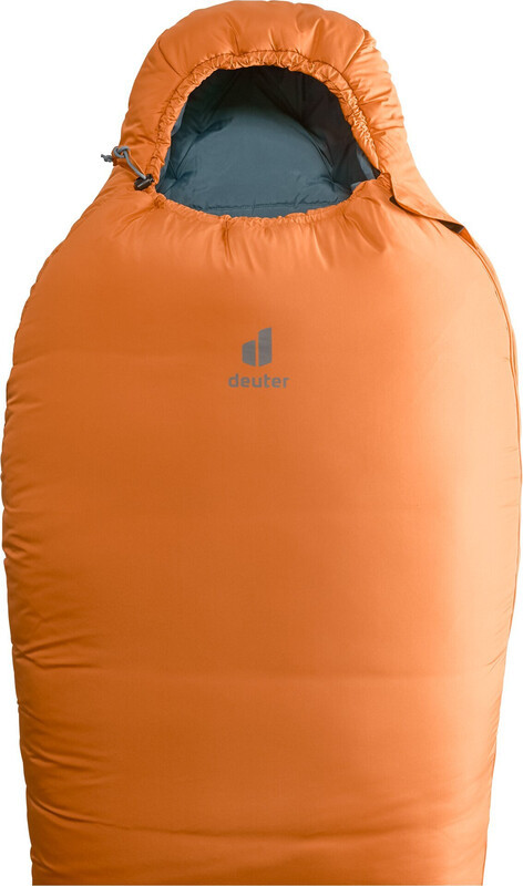 Deuter Damski śpiwór Orbit-5° SL z włókna syntetycznego, mandarynka Slateblue, Slim Line 3701622