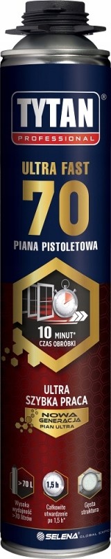 Tytan Szybka Piana Pianka Ultra Fast Tytan 870ml