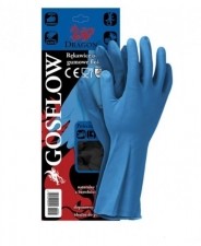 Gosflow rękawice gumowe z bawełnianą wyściółką REC GOS-02