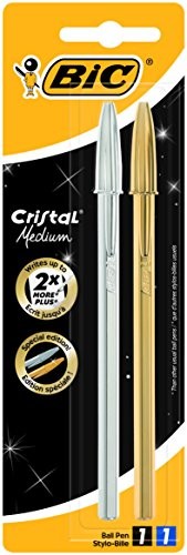 BIC Cristal święta Blister ball point Pen (2 sztuka) 921336