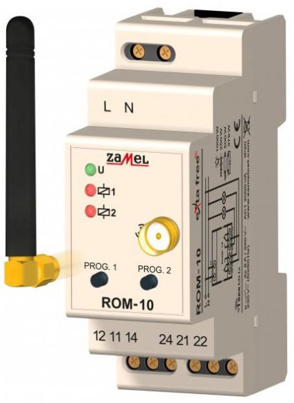 Zamel Radiowy odbiornik modułowy ROM-10 2-kanałowy