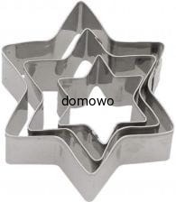 METALOWE FOREMKI wykrawacze gwiazdka 3 szt
