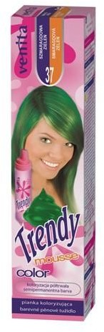 Venita VENITA_Trendy Color Mousse pianka koloryzująca do włosów 37 Szmaragdowa Zieleń 75ml