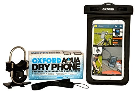 Oxford OXFORD Aqua Dry uniwersalny uchwyt samochodowy do telefonu komórkowego, odporna na warunki pogodowe  czarna 590-OX190