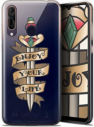 Wiko Caseink Etui ochronne do View 3 Pro, ultracienkie tatuaże Lover Enjoy Life CRYSPRNTVIEW3PROENJOYLOVE