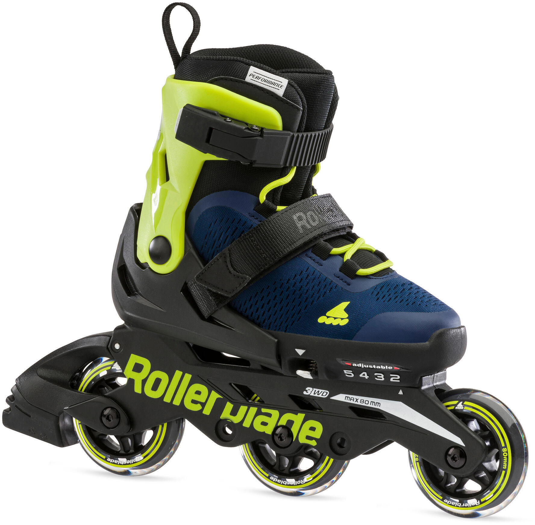 Rollerblade Rolki Microblade 32 Blue/Lime Dla Dzieci 8050459837537