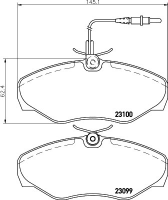 TEXTAR (TMD Friction Services GmbH) (TMD Friction Services GmbH) 2309903 2309903