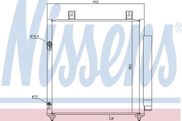 NISSENS Skraplacz, klimatyzacja NISSENS 940447