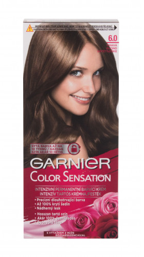 Фото - Фарба для волосся Garnier Color Sensation farba do włosów 40 ml dla kobiet 6,0 Precious Dark 