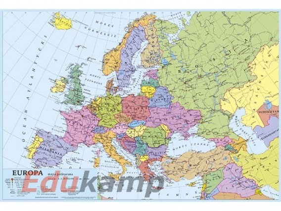 KRESKA Podkład na biurko KRESKA mapa Europy BI02KRS