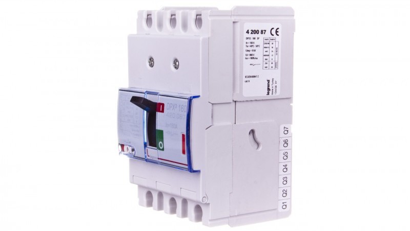 Legrand Wyłącznik mocy 3P 160A 36kA DPX3 160 420087 420087