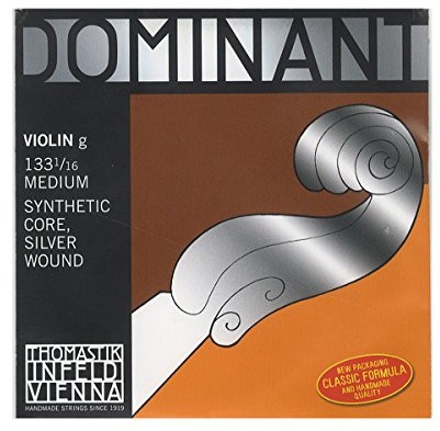 Dominant Strings thomastik struny 133 1/16 Silver strun Wound (G) do skrzypce 133 1/16