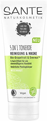Sante Naturkosmetik SANTE kosmetyki naturalne 5 w 1 glinka do czyszczenia i maska, 100 ml