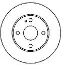Mapco Tarcza hamulcowa mapco 15537, liczba 2 15537