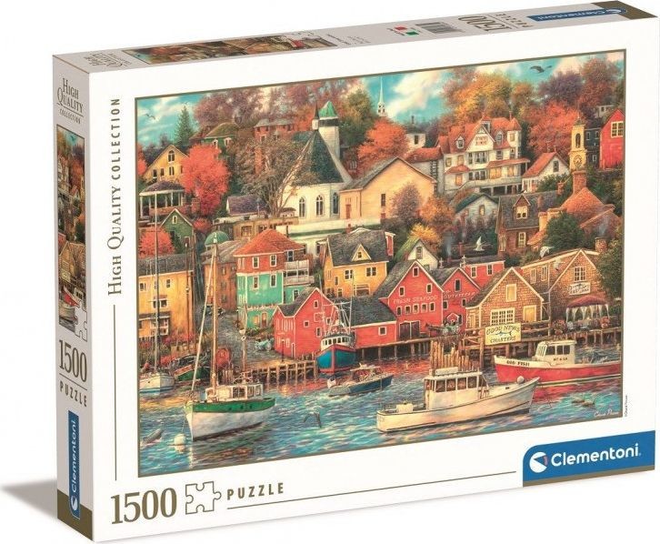 Фото - Пазли й мозаїки Clementoni Puzzle 1500 HQ Good Times Harbor  