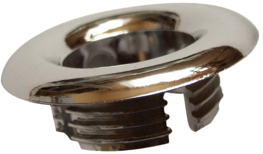 Rozeta umywalkowa 38 mm srebrna