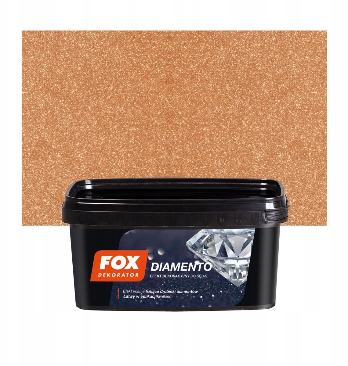 FOX Efekt dekoracyjny Diamento 1 l Cuprum Fox