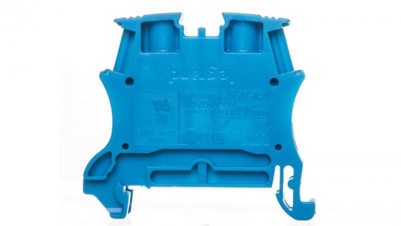 Legrand Złączka szynowa 2-przewodowa 6mm2 niebieska 037102 037102
