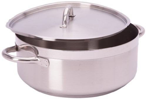 Lacor 54040s garnek do pieczeni bez pokrywy średnica 40 cm Chef Luxe 54040S